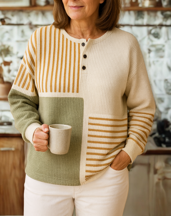 Abigail - Double-Layer Cozy Knit Sweater